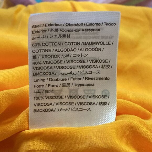 🌺 🆕 🌸 Anthropologie Farm Rio Rainbow Stripe Midi Dress🌺 - Picture 11 of 15